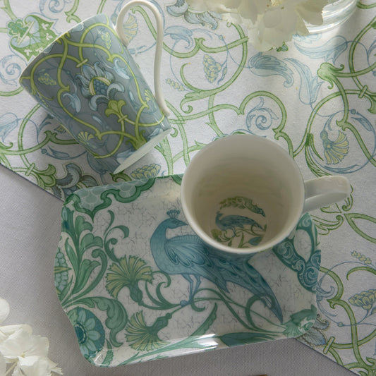 Laurence Llewelyn-Bowen Palm Court Mug and Tray Set - Multi