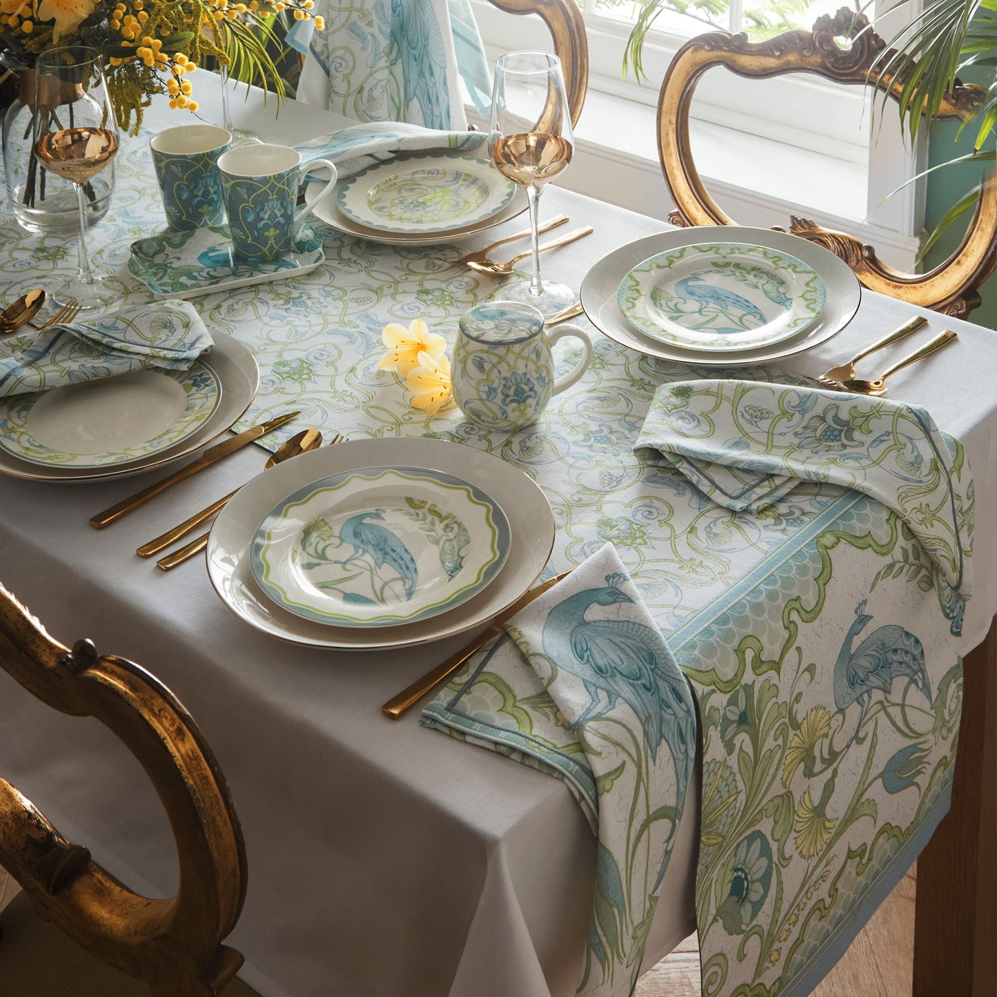 Laurence Llewelyn-Bowen Palm Court Side Plate (4 Pack) - Multi