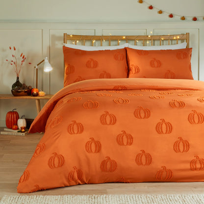 Duvet Day Pumpkin Fields Duvet Cover Set - Multicolour