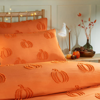 Duvet Day Pumpkin Fields Duvet Cover Set - Multicolour