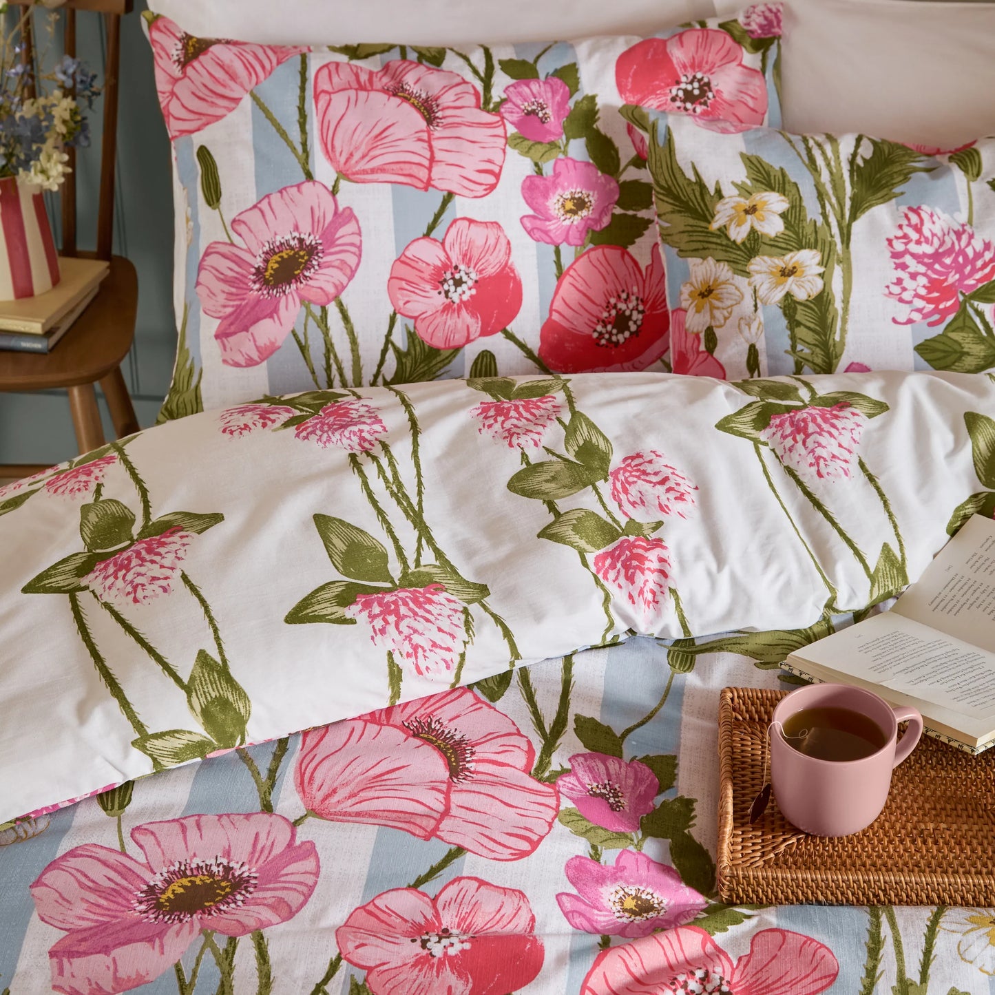Wylder Poppy Trail Duvet Cover Set - Multi