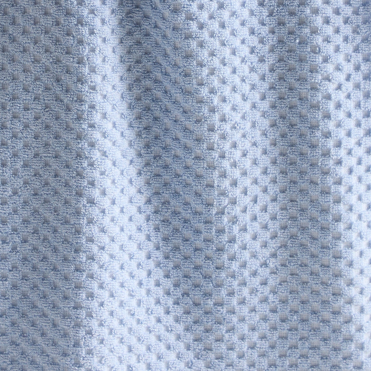 Popcorn Check Towels in Blue - Towels - Dreams & Drapes
