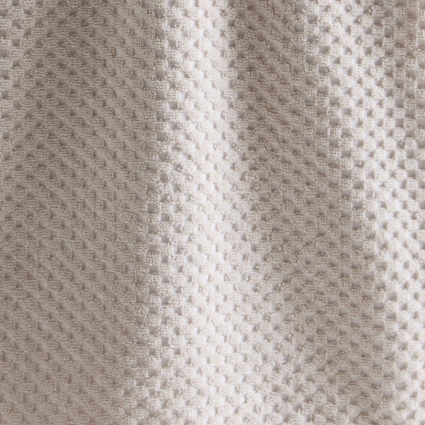 Popcorn Check Towels in Natural - Towels - Dreams & Drapes