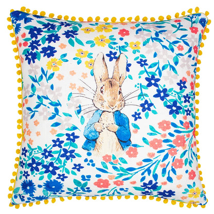 Peter Rabbit™ Florelli Cushion - Cobalt