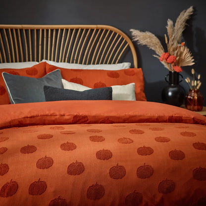Furn Pumpkin Tufted Duvet Cover Set - Spice