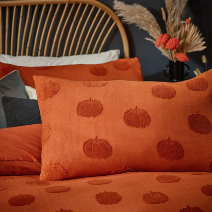 Furn Pumpkin Tufted Duvet Cover Set - Spice