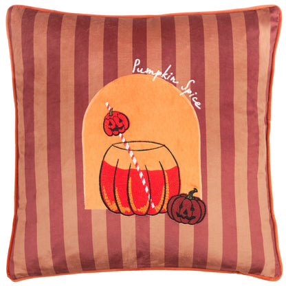 Furn Pumpkin Spice Cushion - Orange