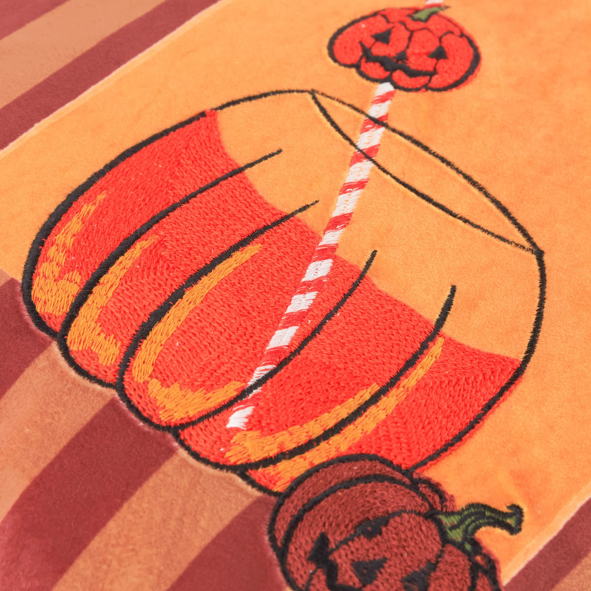 Furn Pumpkin Spice Cushion - Orange