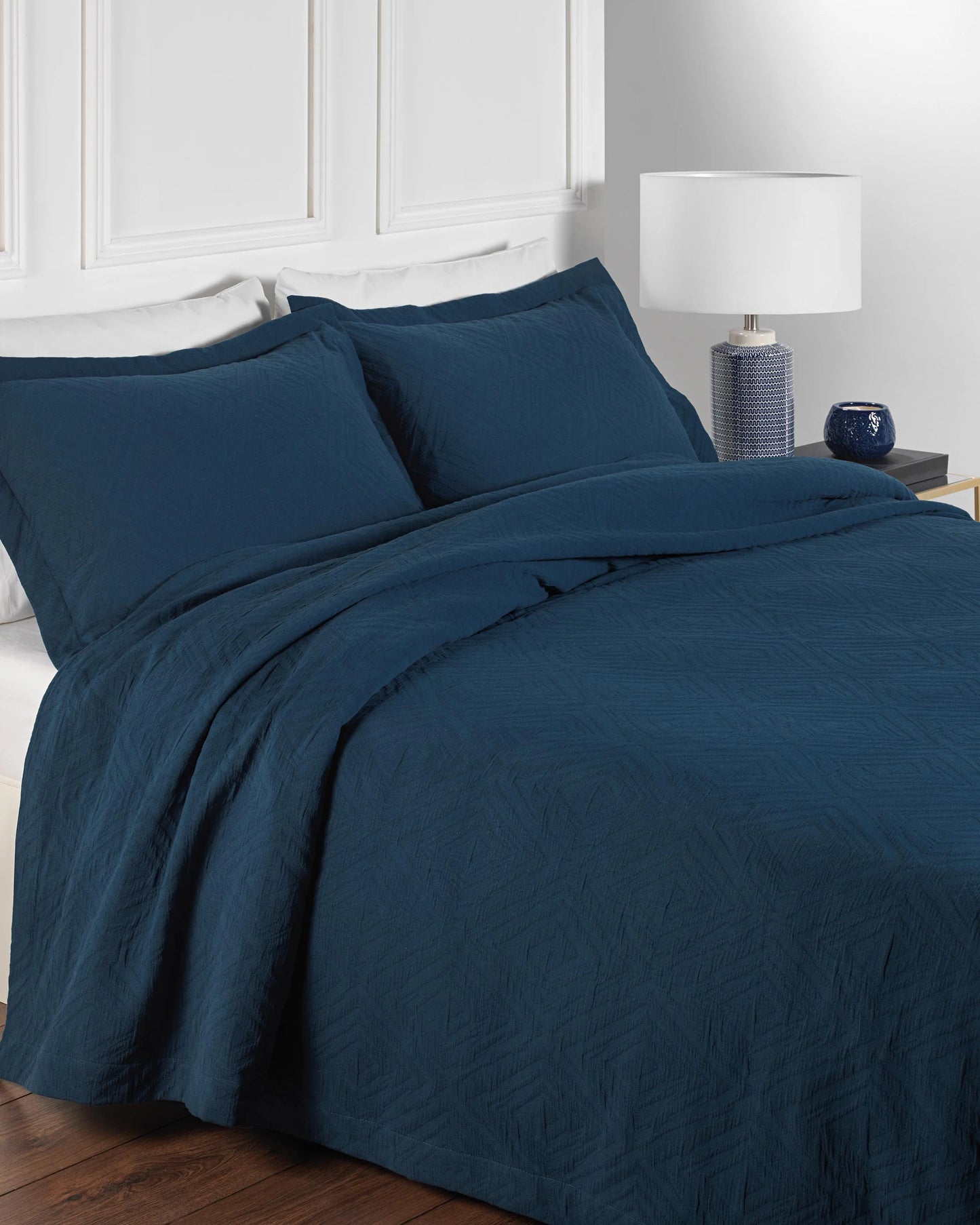 Design Port Padstow Bedspread - Denim