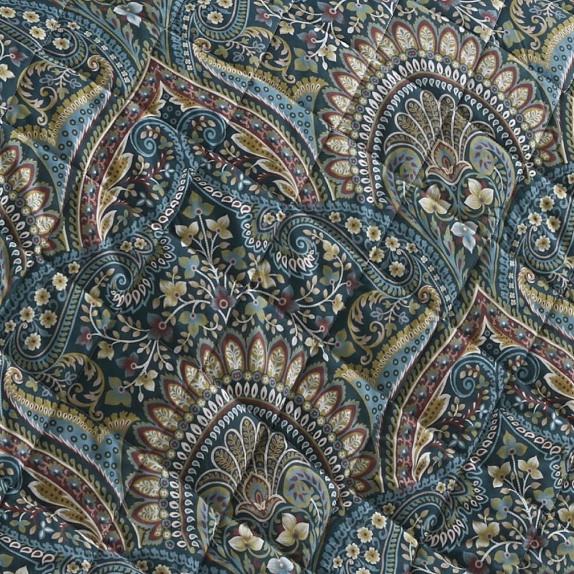 Palais Bedspread by Dreams & Drapes Design in Teal 195cm x 230cm - Bedspread - Dreams & Drapes Design