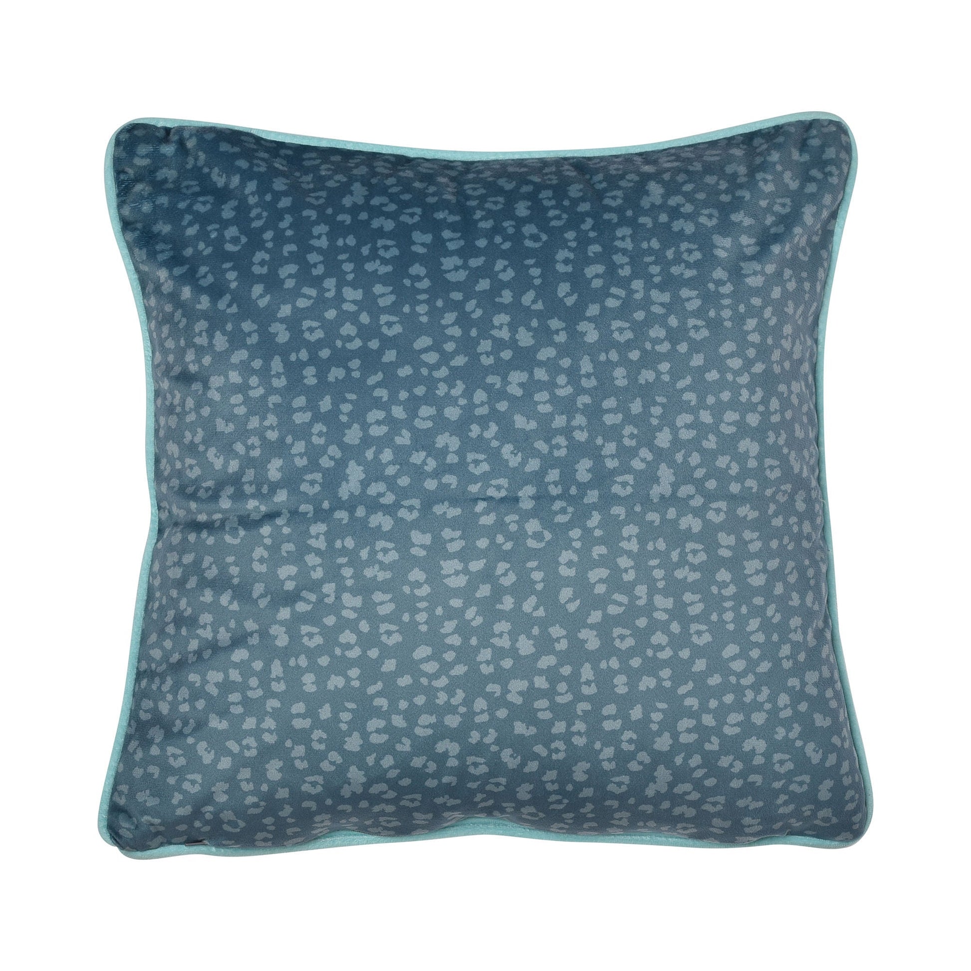 Peacock Jungle Cushion by Soiree in Teal 43 x 43cm - Cushion - Soiree