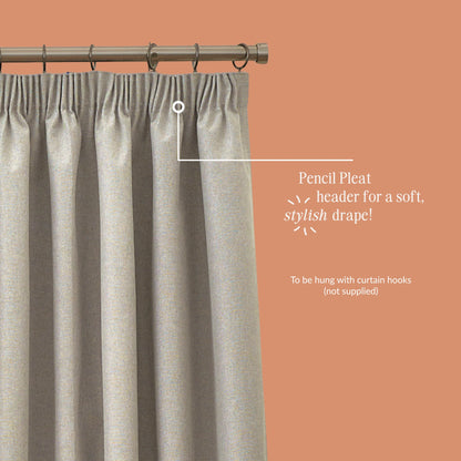 Furn Ultimate Velvet Pencil Pleat Curtains - Charcoal