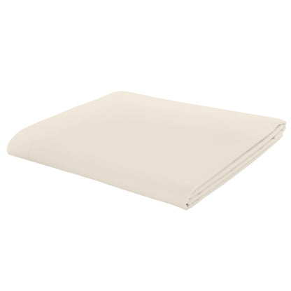 Catherine Lansfield Easy Iron Percale Fitted Sheet - Cream