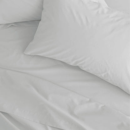 Catherine Lansfield Easy Iron Percale Fitted Sheet - White