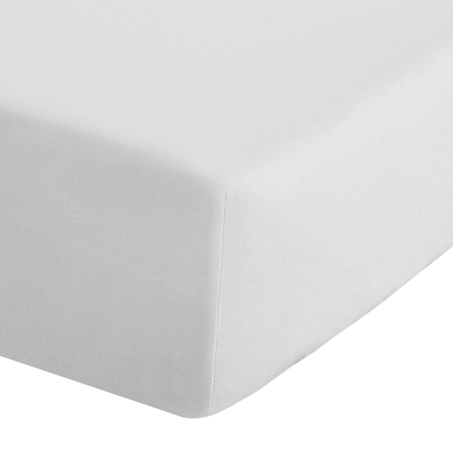 Catherine Lansfield Easy Iron Percale Fitted Sheet - White