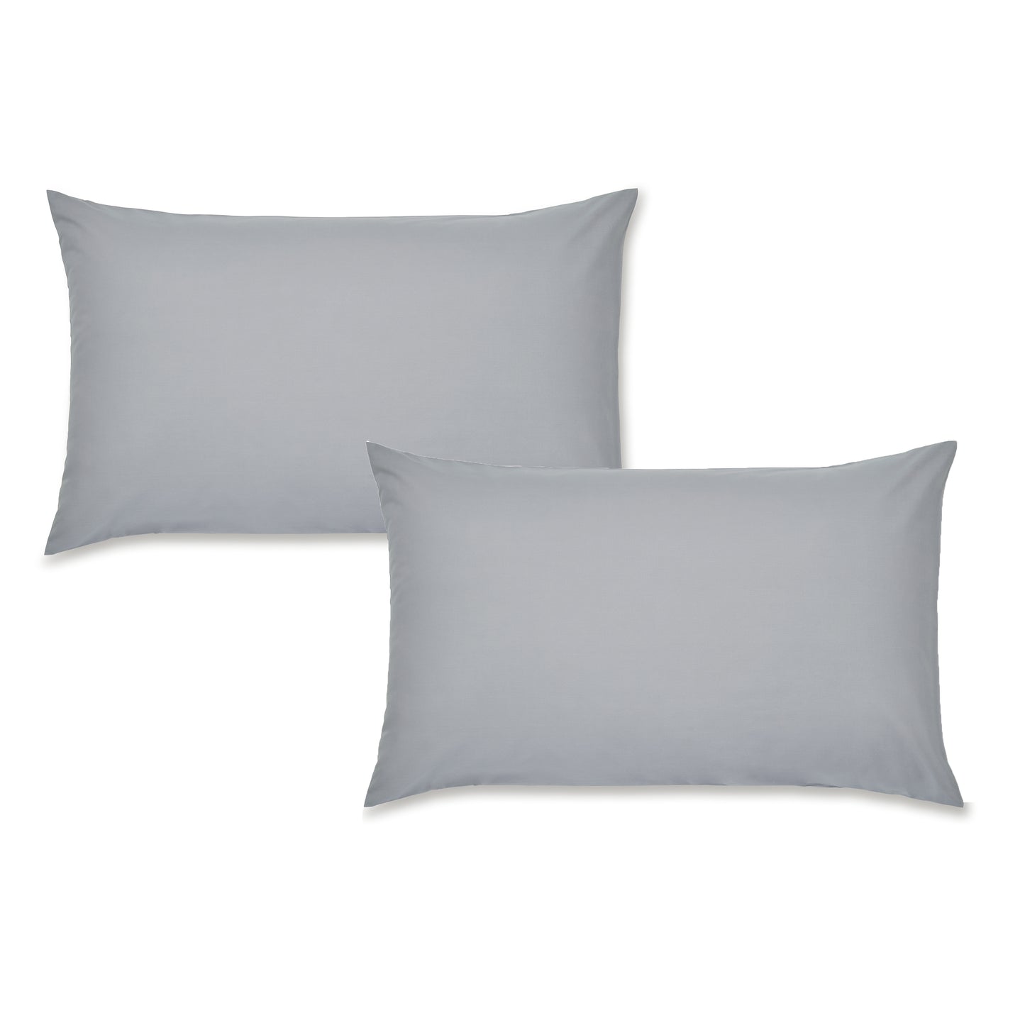 Catherine Lansfield Easy Iron Percale Fitted Sheet - Grey