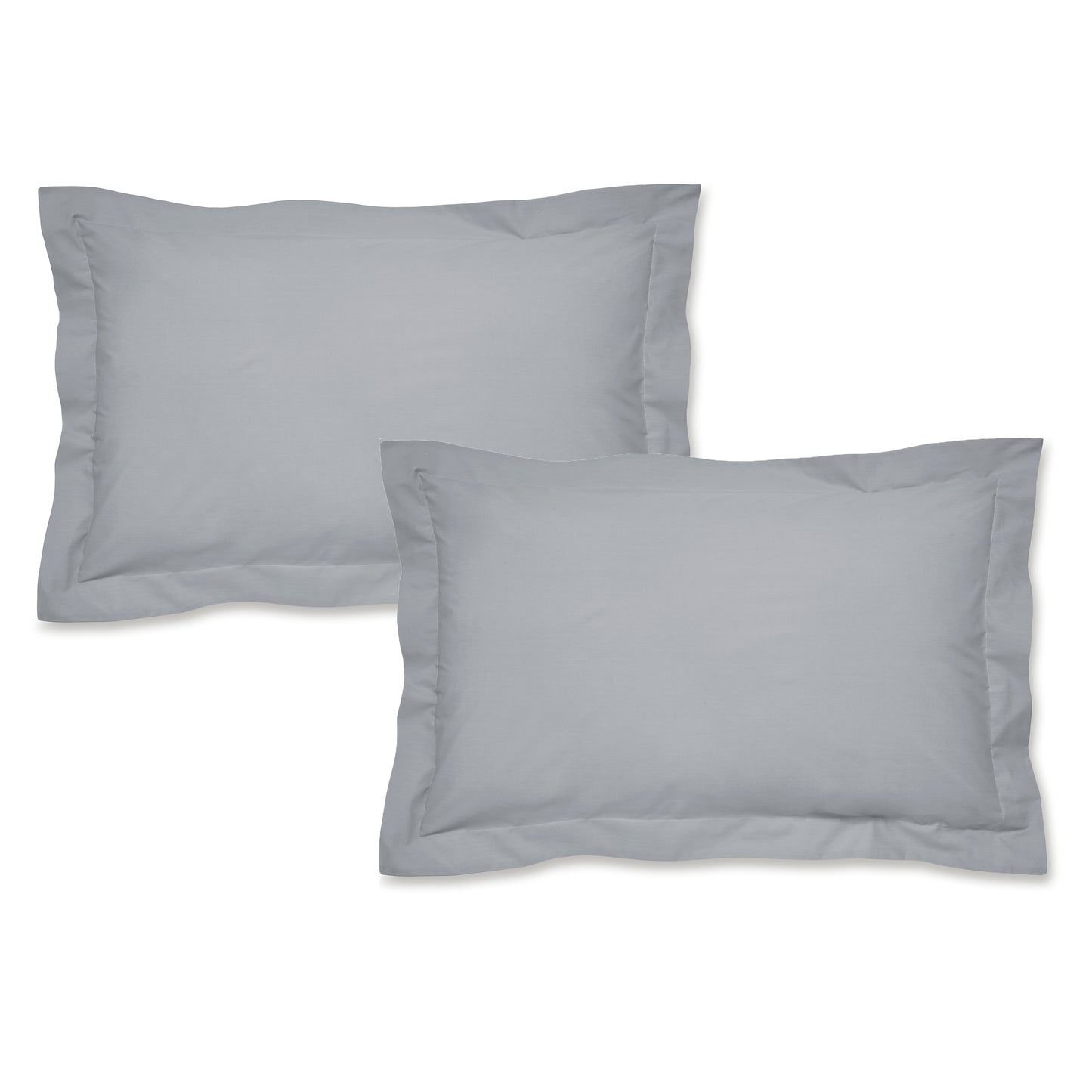 Catherine Lansfield Easy Iron Percale Fitted Sheet - Grey