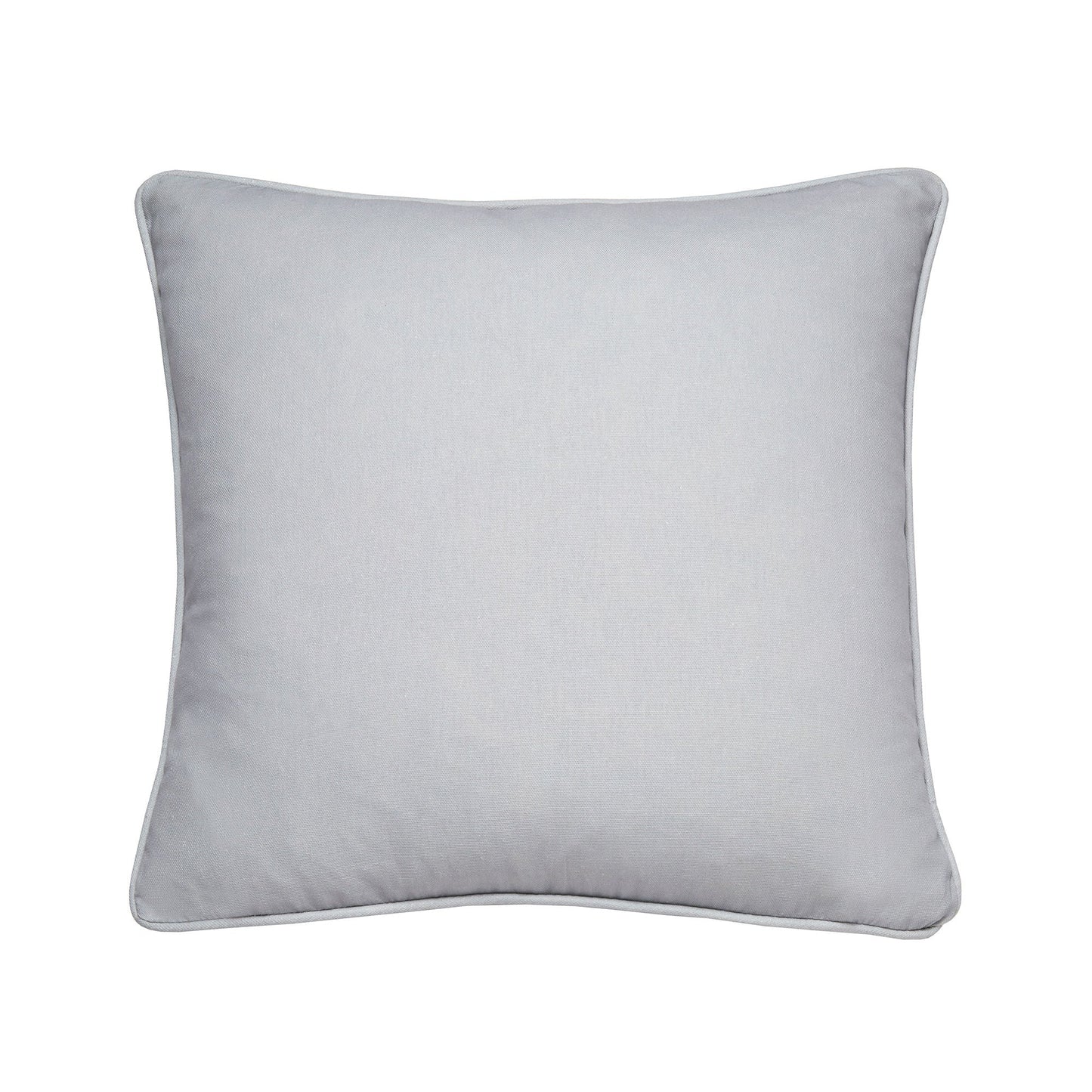 Plain Dye Cushion by Fusion in Silver 43 x 43cm - Cushion - Fusion