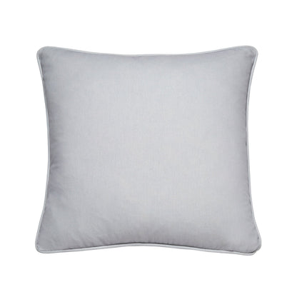Plain Dye Cushion by Fusion in Silver 43 x 43cm - Cushion - Fusion