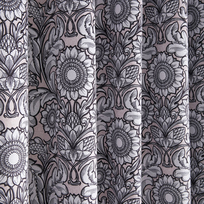 Romilly Pair of Eyelet Curtains by Laurence Llewelyn-Bowen in Natural - Pair of Eyelet Curtains - Laurence Llewelyn-Bowen