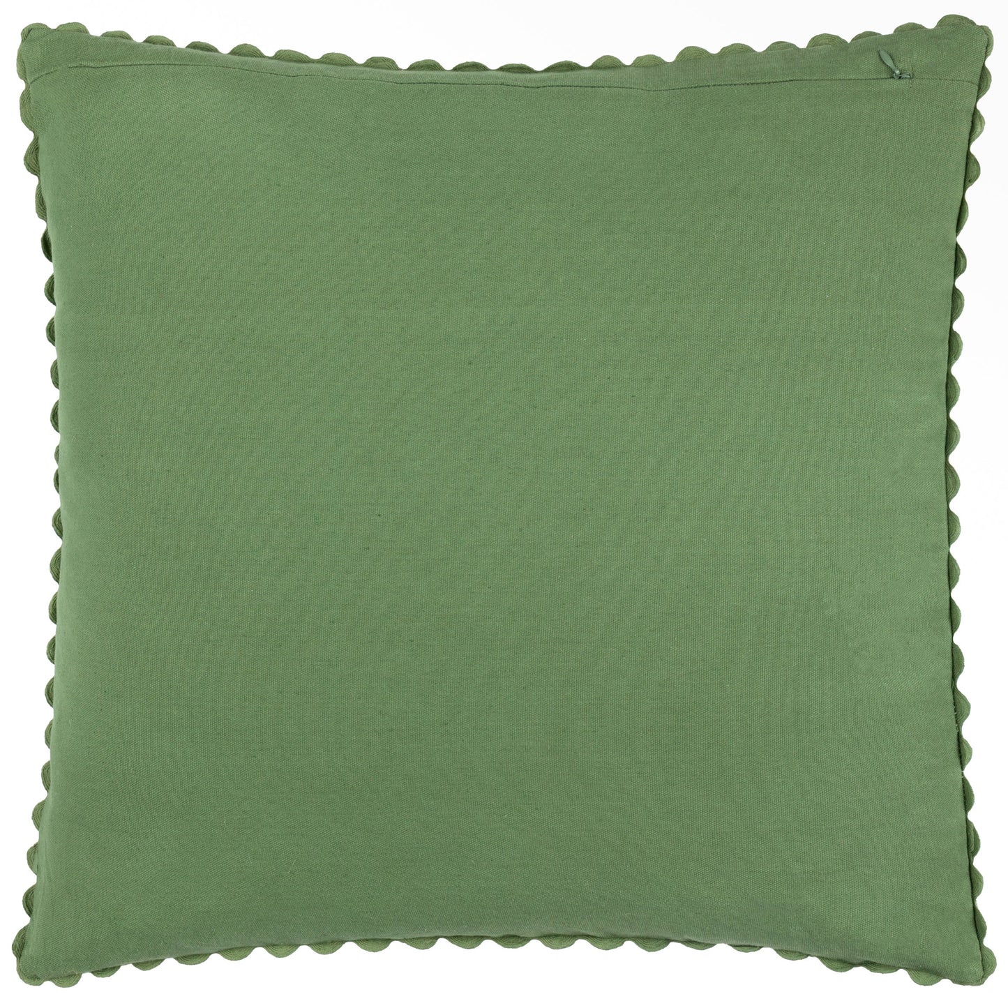 Sanderson Robins Wood Cushion -  Forest/Rust