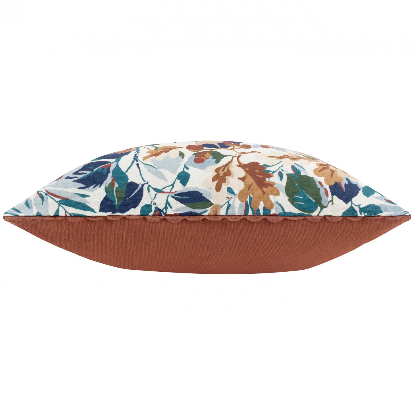 Sanderson Robins Wood Cushion -   Russet/Ink