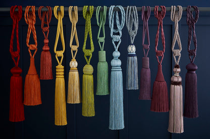 Hallis Grace Tassel Tieback - Flame