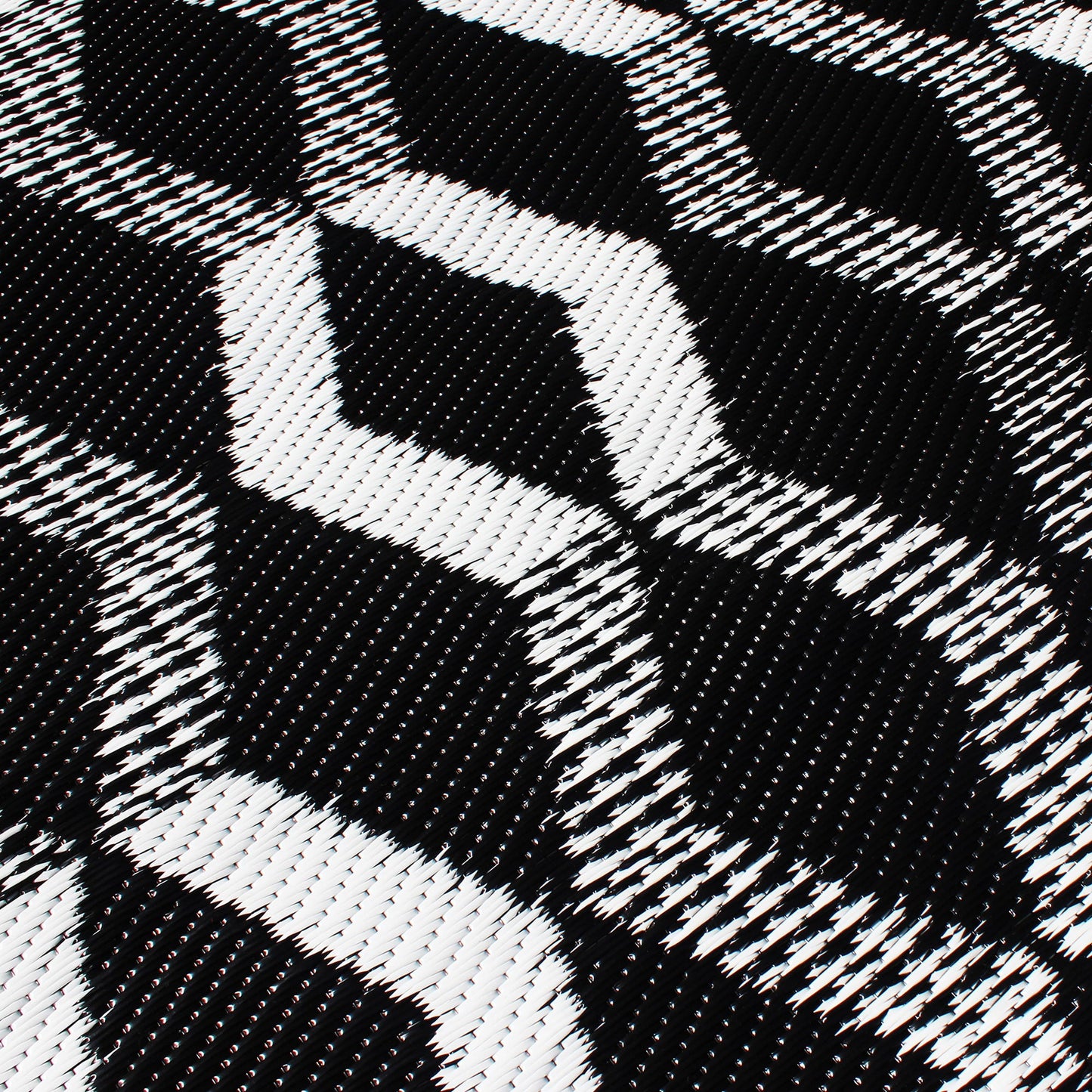 Rico Outdoor Outdoor Rug by Fusion in Black 120 x 170cm - Outdoor Rug - Fusion