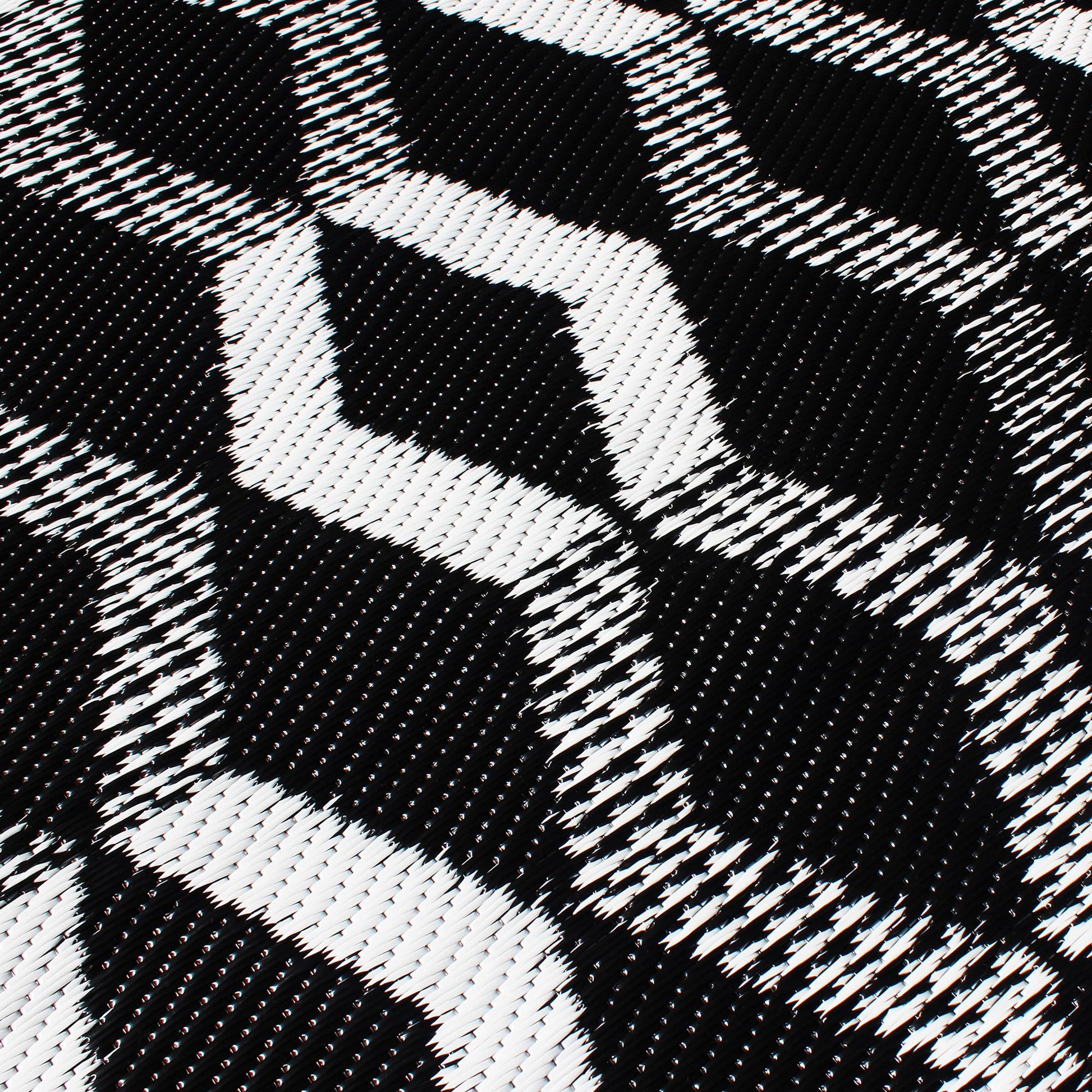 Rico Outdoor Outdoor Rug by Fusion in Black 120 x 170cm - Outdoor Rug - Fusion