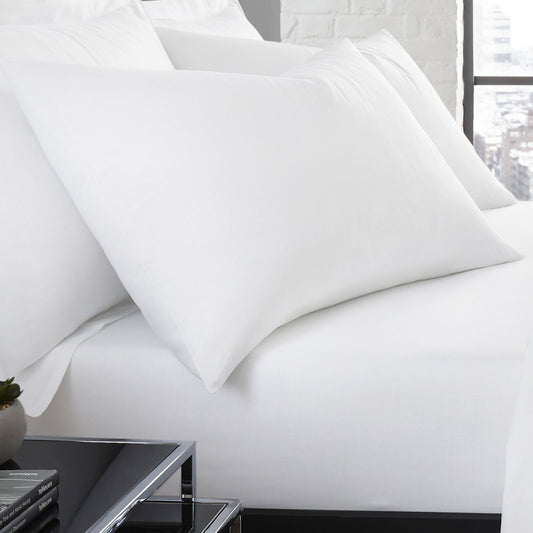 Plain Dye Pillowcase (Twin pack) by Serene in White Housewife 50 x 75cm - Pillowcase (Twin pack) - Serene