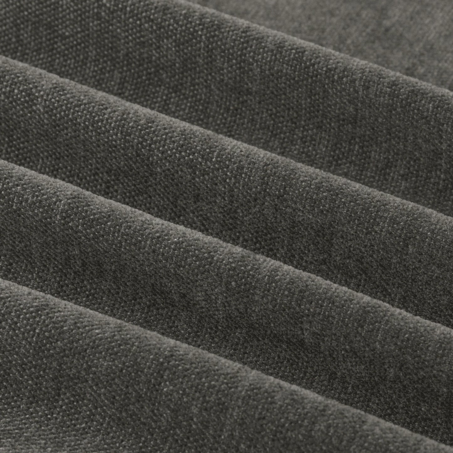 Furn Soft Chenille Blackout Eyelet Curtains - Charcoal