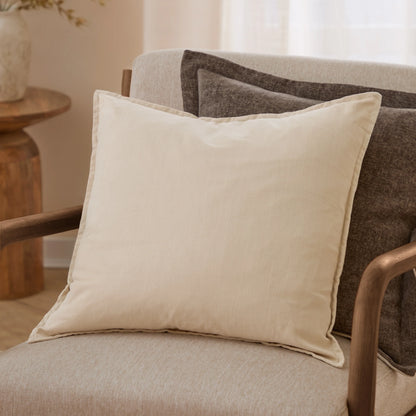 Yard Slub Cotton Cushion - Linen