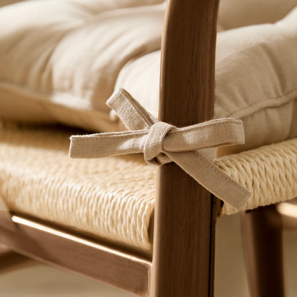 Yard Slub Cotton Seat Cushions (Pair) - Linen