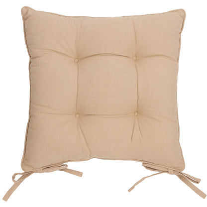 Yard Slub Cotton Seat Cushions (Pair) - Linen