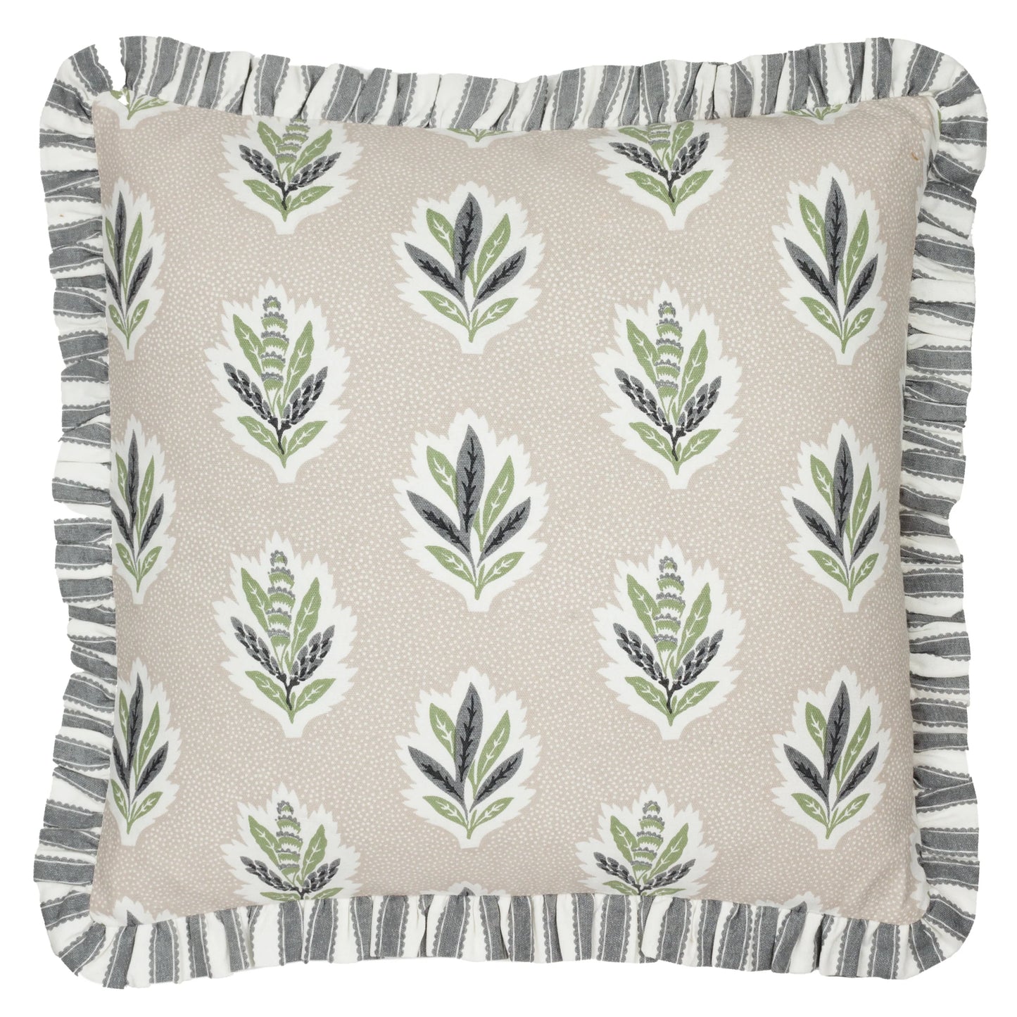 Sanderson Sessile Leaf Cushion - Flax