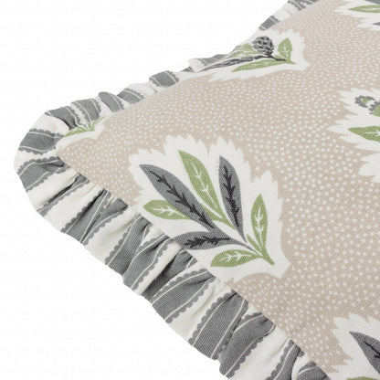 Sanderson Sessile Leaf Cushion - Flax