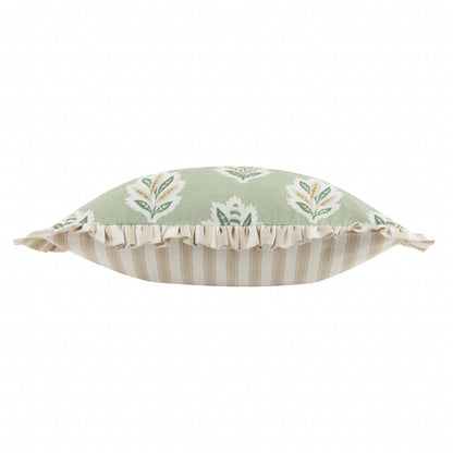 Sanderson Sessile Leaf Cushion - Sage