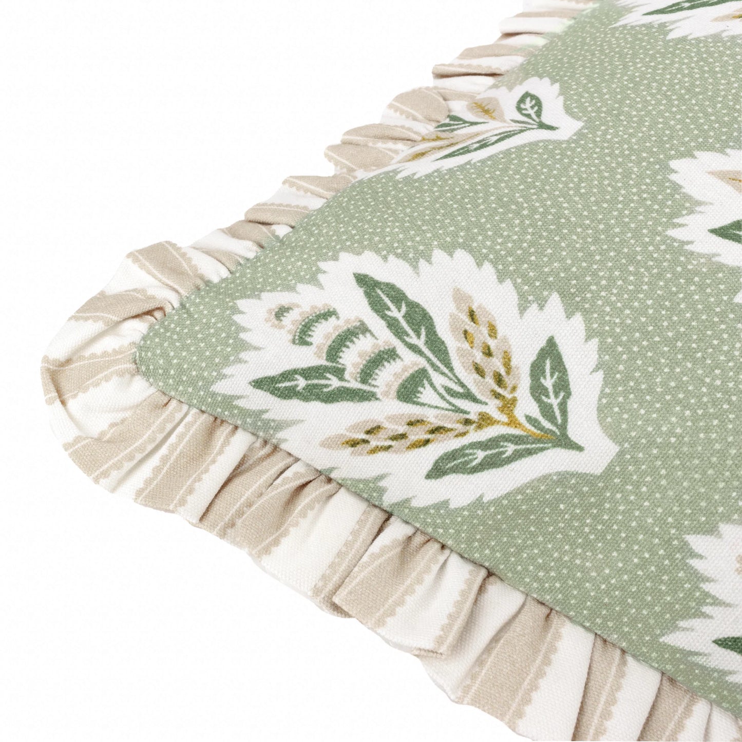Sanderson Sessile Leaf Cushion - Sage
