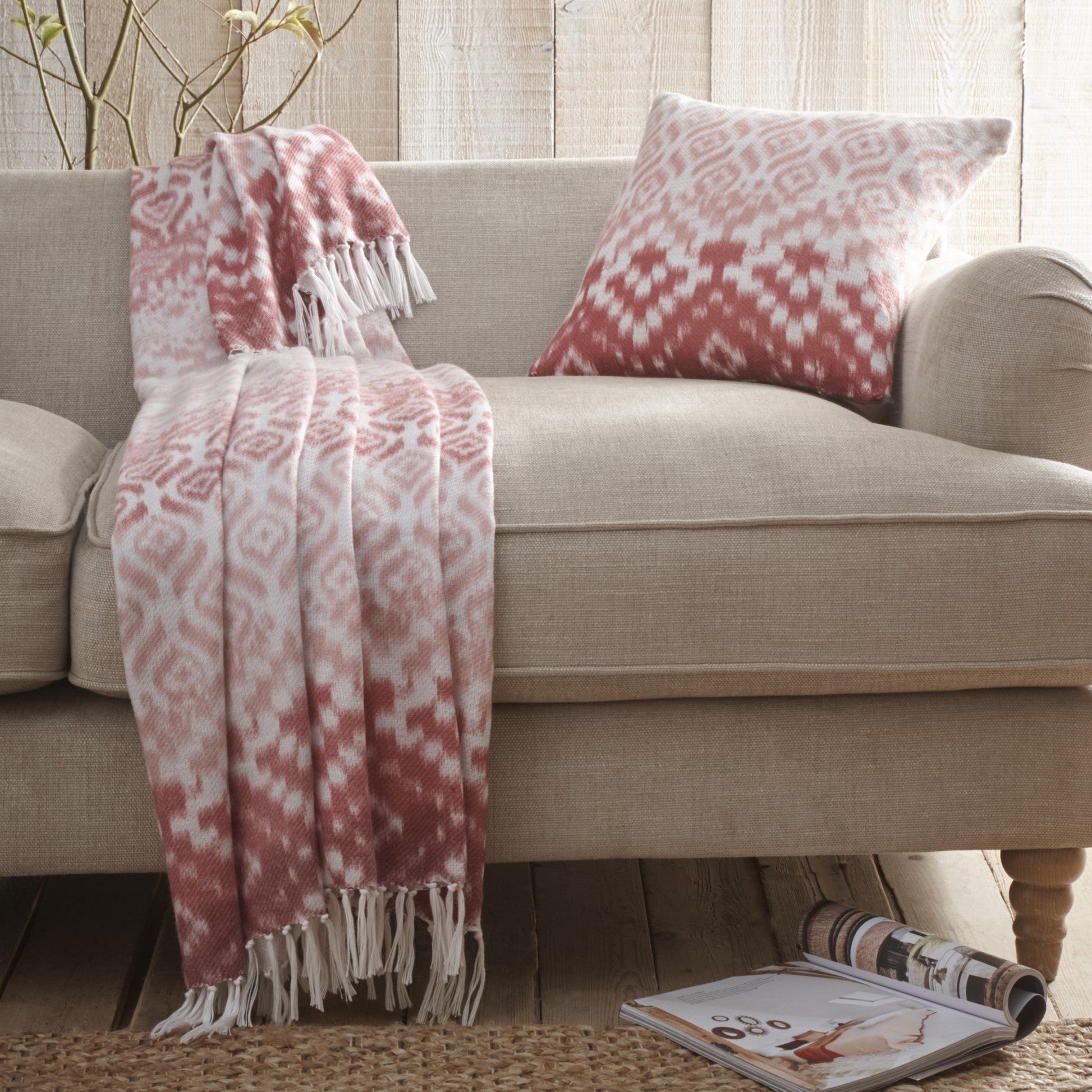 Sakari Bedspread by Appletree Hygge in Terracotta 130cm x 180cm - Bedspread - Appletree Hygge
