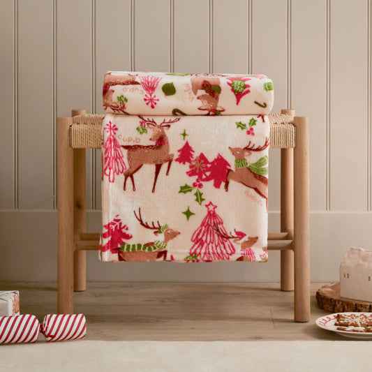 Duvet Day Sleigh Team Throw - Multicolour