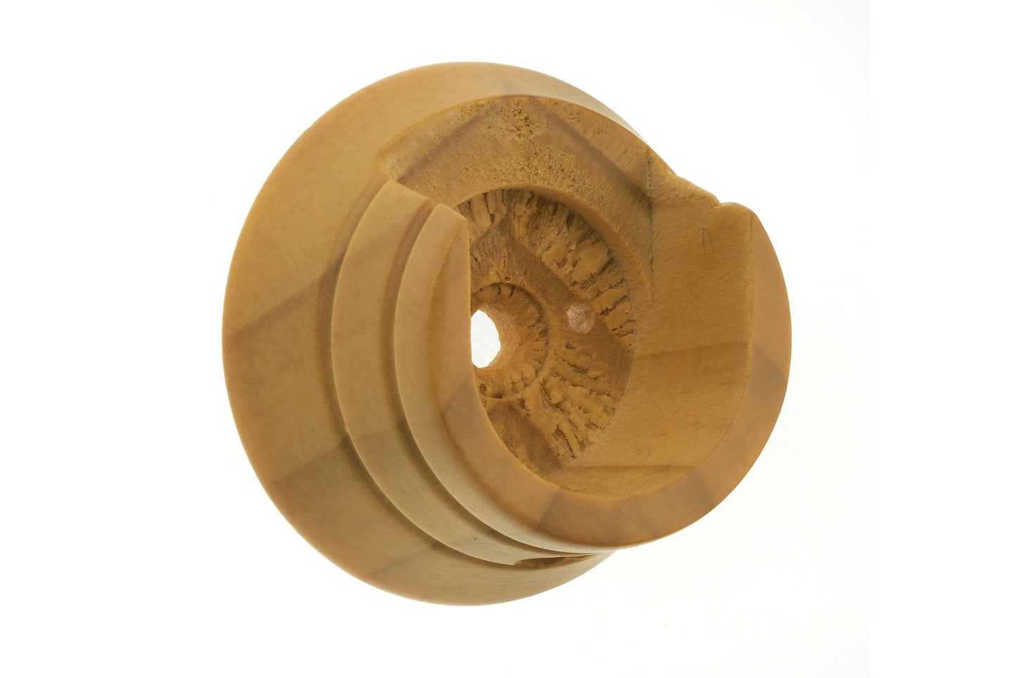 Swish Naturals 35mm Wooden Curtain Pole Recess Brackets (Pair) - Antique Pine