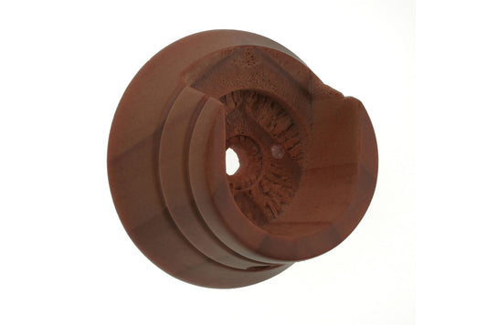Swish Naturals 35mm Wooden Curtain Pole Recess Brackets (Pair) - Chestnut