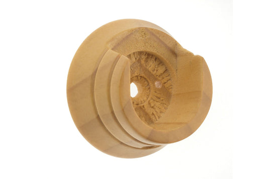 Swish Naturals 35mm Wooden Curtain Pole Recess Brackets (Pair) - Natural Oak