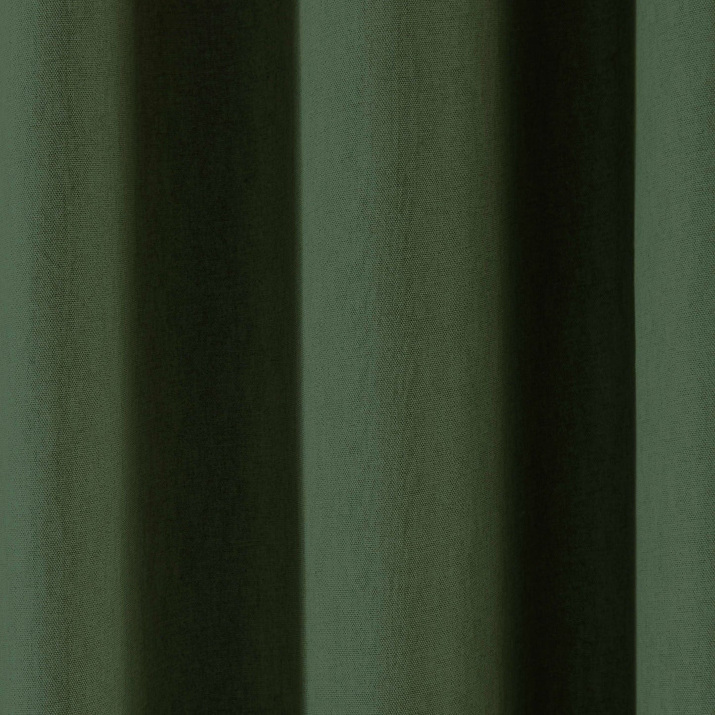 Sorbonne Pair of Eyelet Curtains by Fusion in Bottle Green - Pair of Eyelet Curtains - Fusion