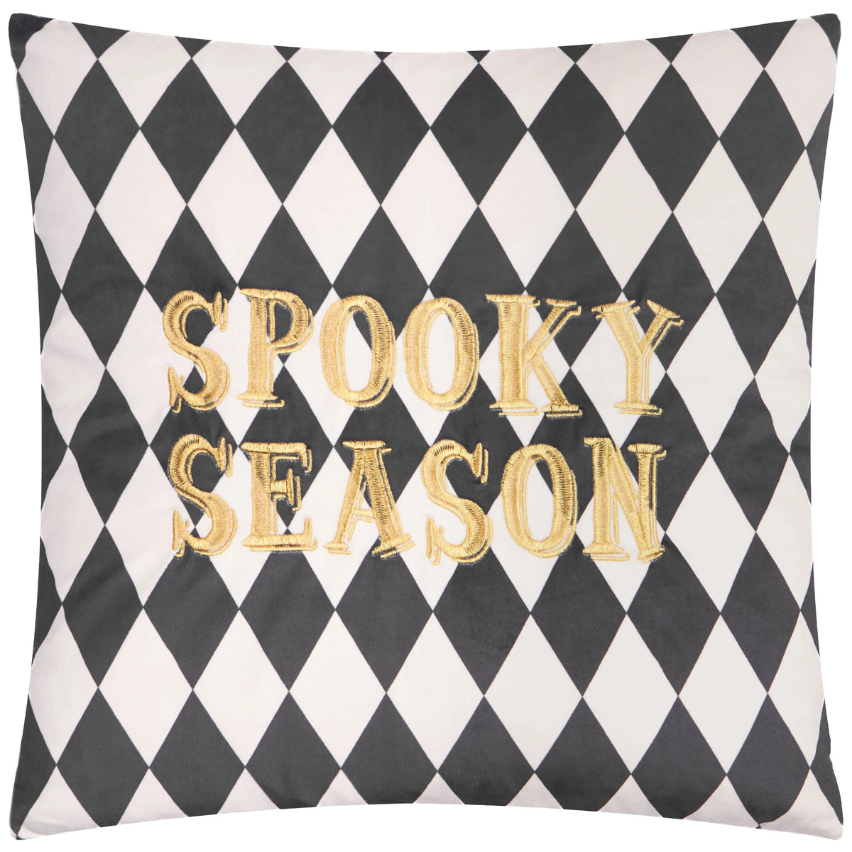 Furn Spooky Season Cushion - Gold/Mono