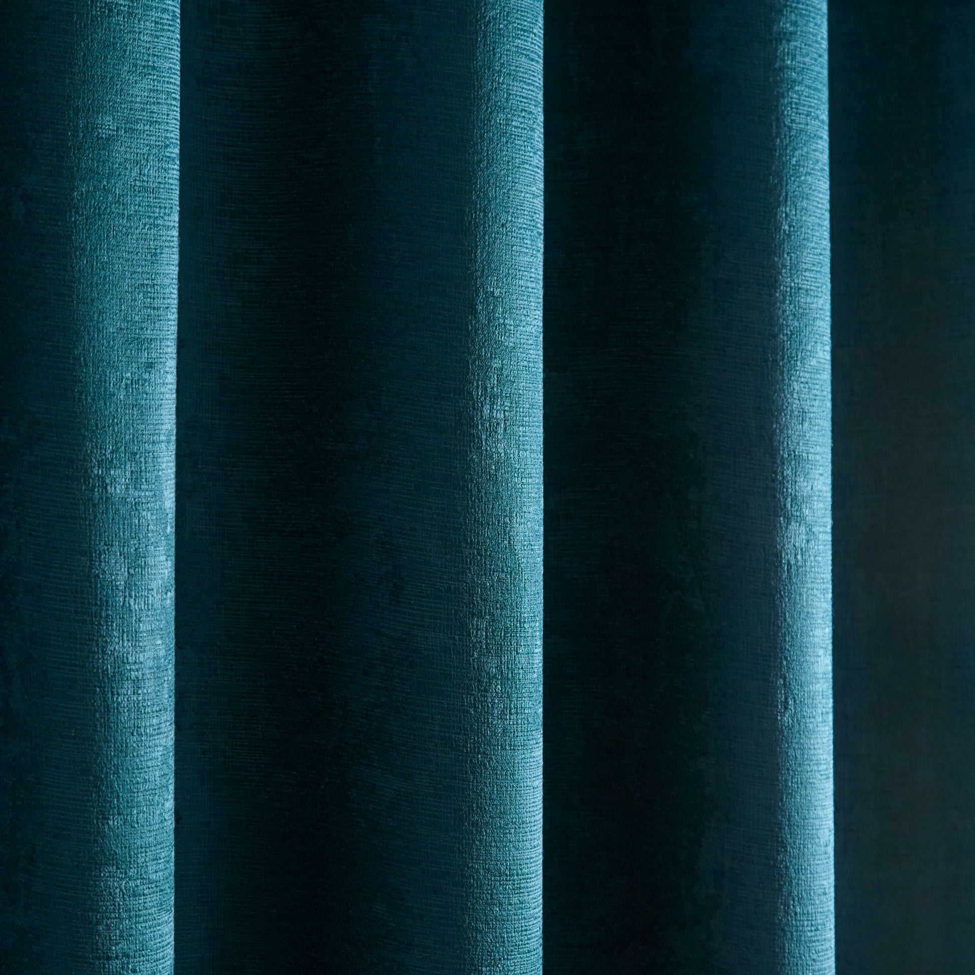 Strata Eyelet Single Panel Door Curtain by Fusion in Forest Green - Eyelet Single Panel Door Curtain - Fusion
