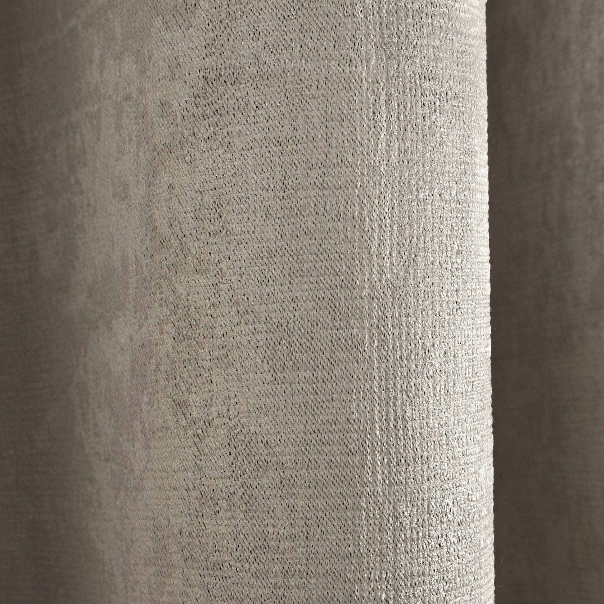 Strata Pair of Eyelet Curtains by Fusion in Natural - Pair of Eyelet Curtains - Fusion