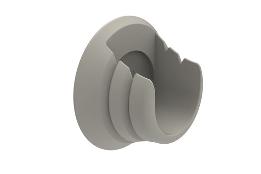 Swish Romantica 28mm Wooden Curtain Pole Recess Brackets (Pair) - April Cloud