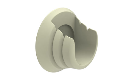 Swish Romantica 35mm Wooden Curtain Pole Recess Brackets (Pair) - Panna Cotta