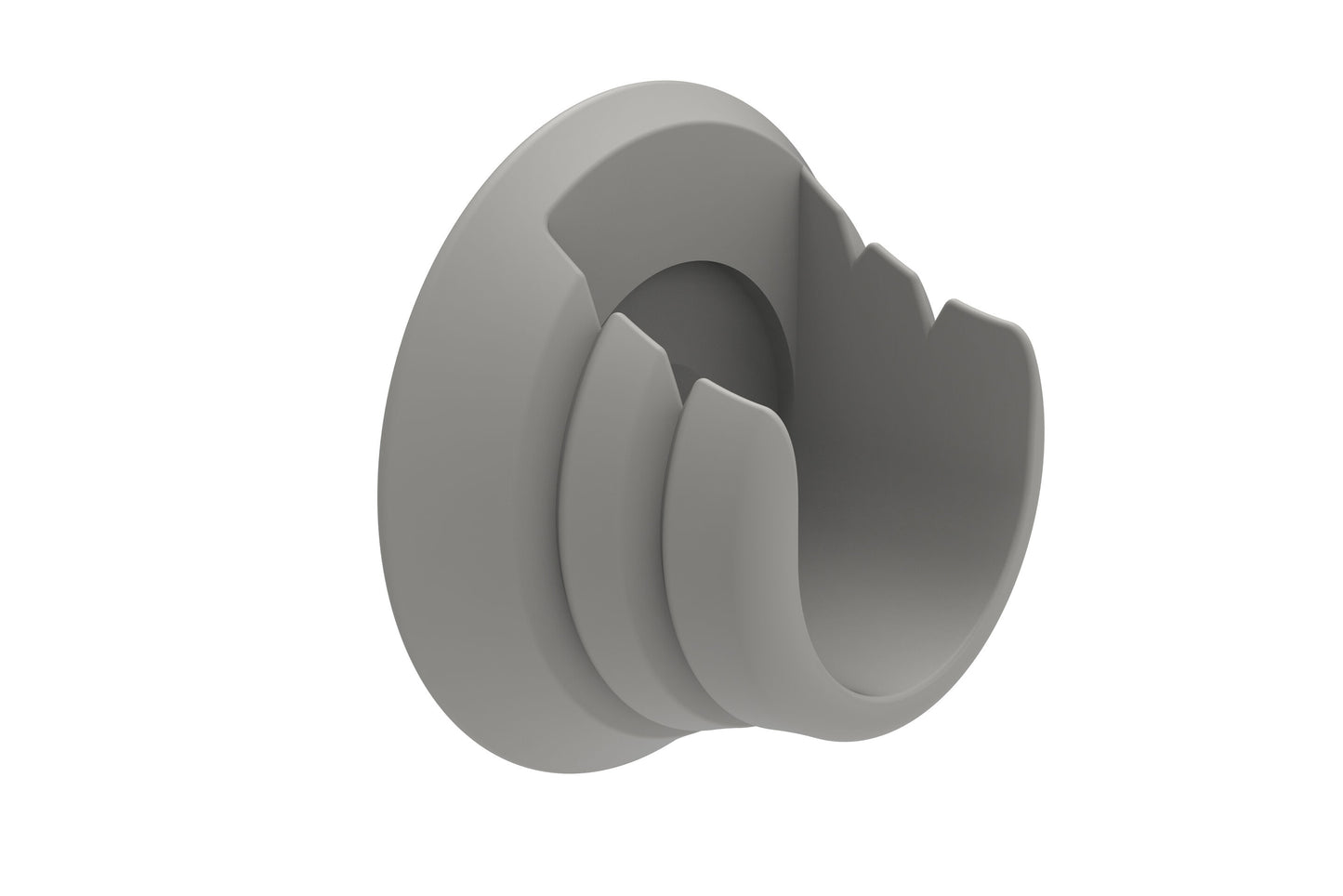 Swish Romantica 28mm Wooden Curtain Pole Recess Brackets (Pair) - Pebble